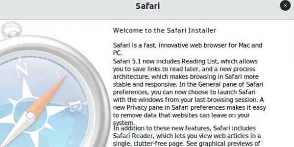Linux系统下安装Safari